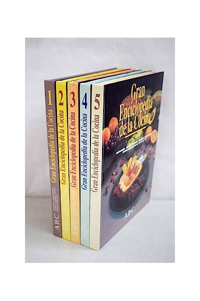 GRAN ENCICLOPEDIA DE LA COCINA. 5 Tomos.